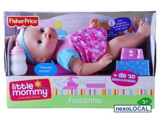 Boneca Little Mommy Fraldinha Mágica - Mattel - Sorocaba -