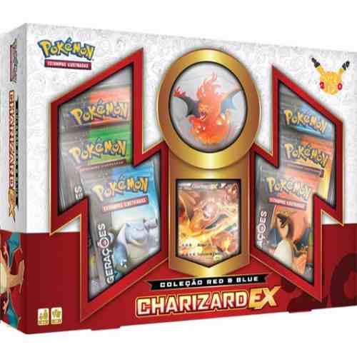 Box Pokemon Gerações Charizard Ex 20th Coleção Red E