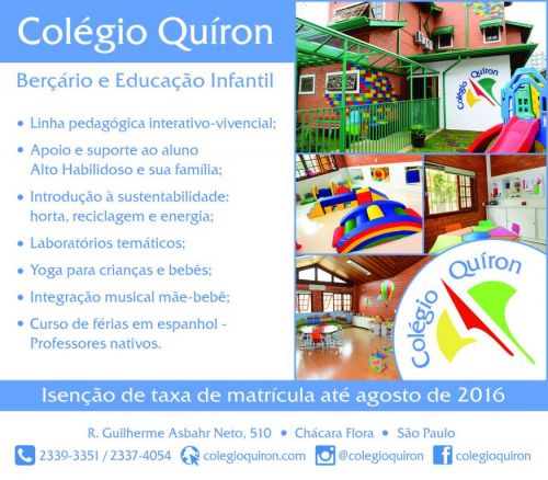Colégio Quiron - Berçário e Educação Infantil Zona Sul
