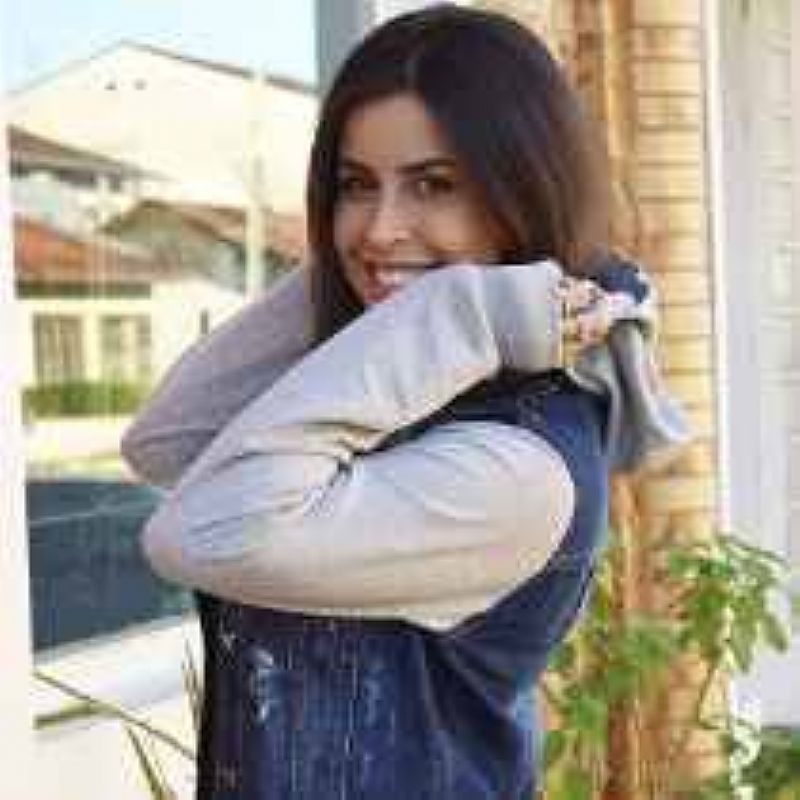 Jaqueta jeans feminina com moletom