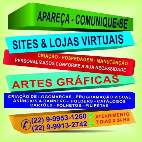Sites - Lojas Virtuais - Divulgações (emarketing - Redes