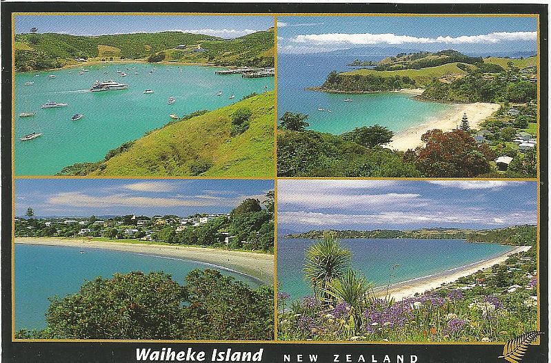 Wik-- postal waihke island, nova zelandia