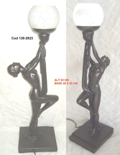 Abajur Dama De Peti Bronze - Petit Bronze (74)