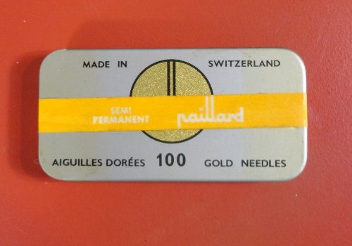 Agulha Gramofone Cx 100 Und - Lacrada - Paillard Switzerland