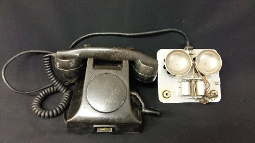 Antigo Telefone Ericsson Em Baquelite Preta Ref. Dah -p