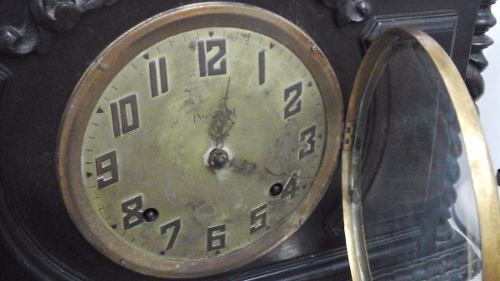 Relógio Semi-carrilhão Antigo De Mesa. Caixa Em Madeira!