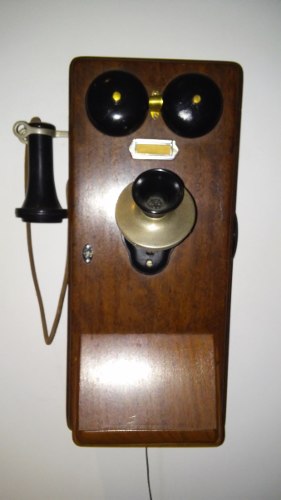 Telefone Antigo Kellog Original De Parede_funcionando