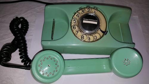 Telefone Antigo Verde - Tijolinho Leia Descrição
