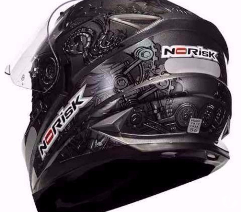 Capacete Norisk Ff302 - Android Silver