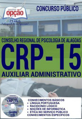 Apostila - Auxiliar Administrativo - Concurso Crp 15ª