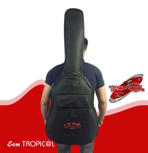 Capa Para Violão Folk Cr Bag Formato Acolchoada Cod. Ff