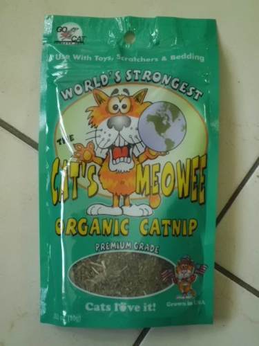 Erva Gato Catnip Orgânico Americano Pacote 10gr