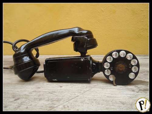 Antigo Telefone De Parede Americano Western Electric