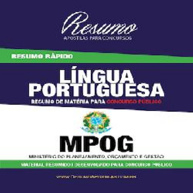 Apostila mpog - portugues - resumo rapido