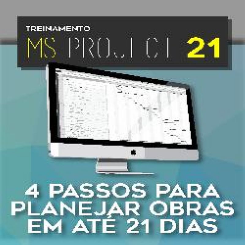 Treinamento ms project 21 a venda em São paulo