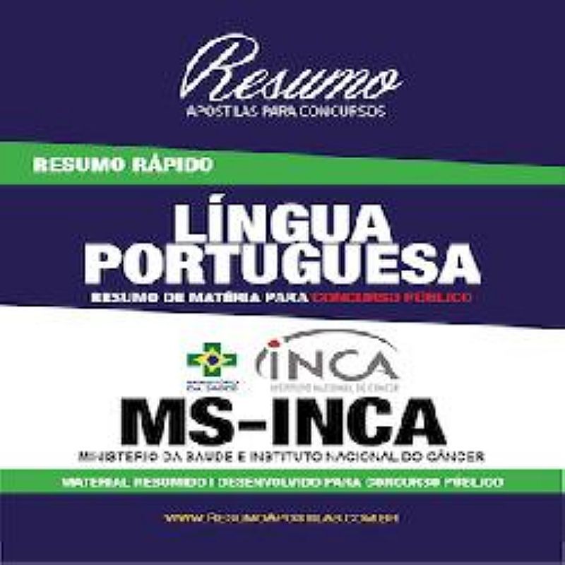 Apostila ms-inca - portugues - resumo rapido