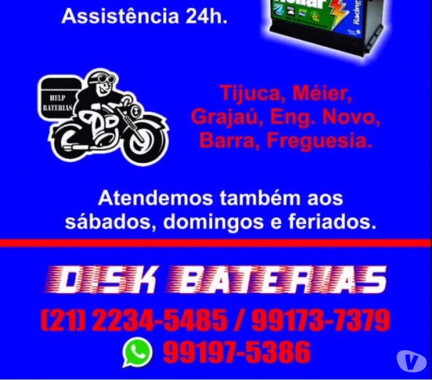 Bateria para carro Recreio, Barra, Tijuca. Socorro de bateri
