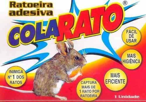 Ratoeira Adesiva Cola Rato Caixa C/ 20 Unidades