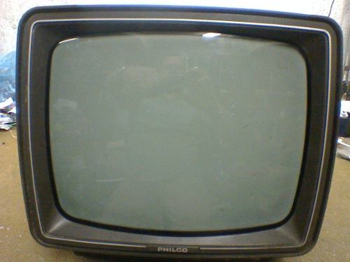 Televisor Preto E Branco 12 Polegadas Philco Ford Anos 80.