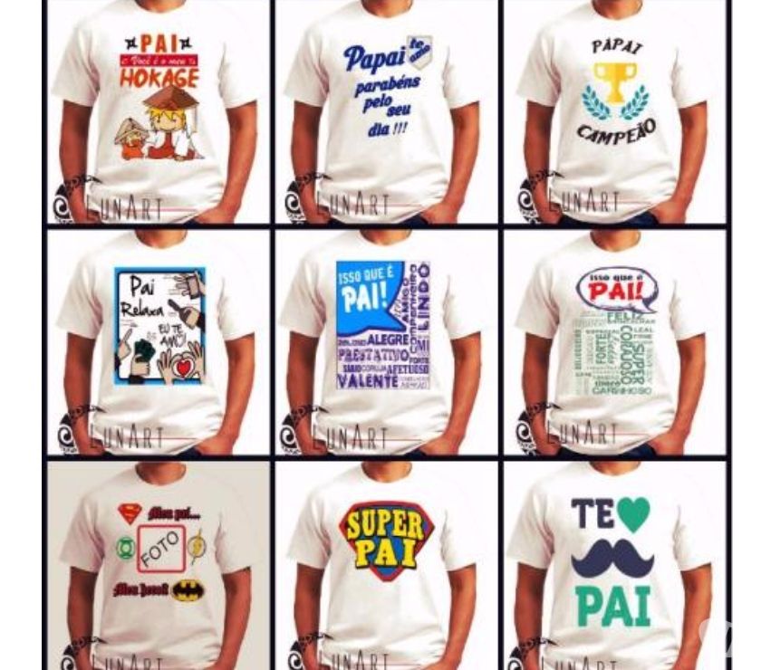 Camisa, Camisetas para o Dia dos Pais