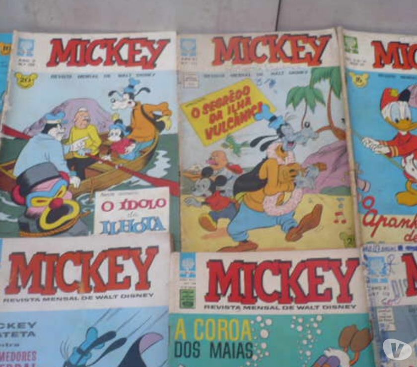 Vendo 154 Gibis Do Mickey Dos anos 50 E 60. R$ Todos