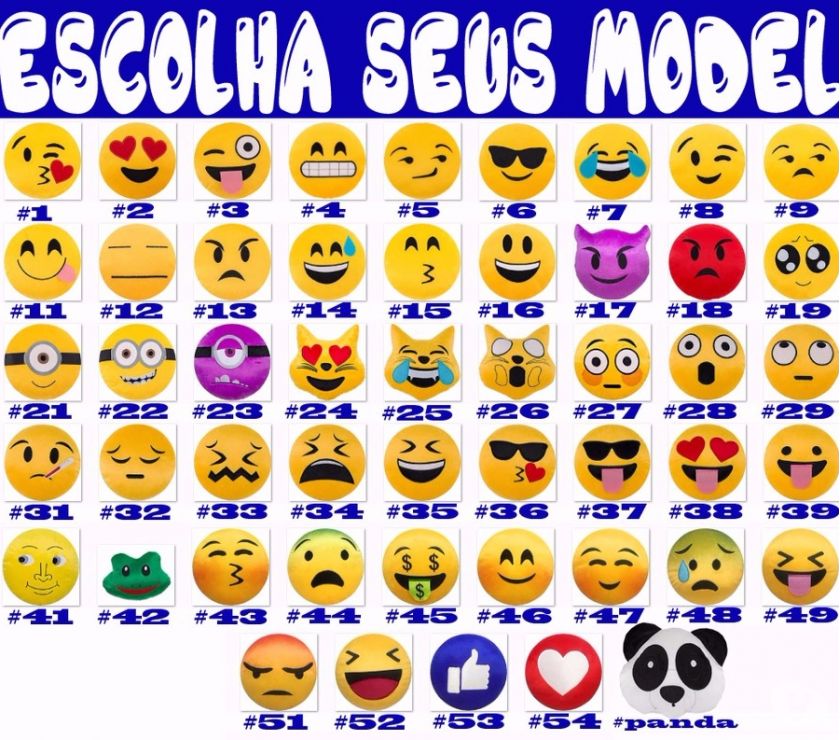 Almofadas Emoji