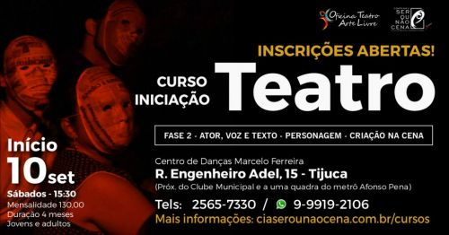 Curso De Teatro - Tijuca - 10 Setembro