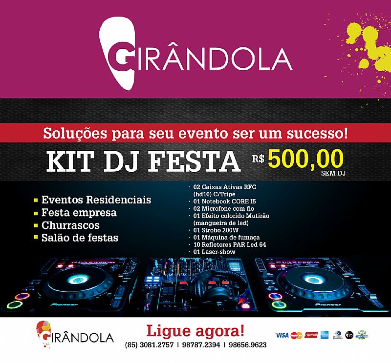 Kit dj festa a venda em Fortaleza