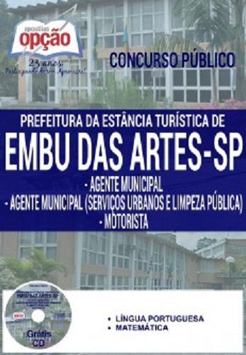 Concurso Prefeitura de Embu das Artes Sp  Agente