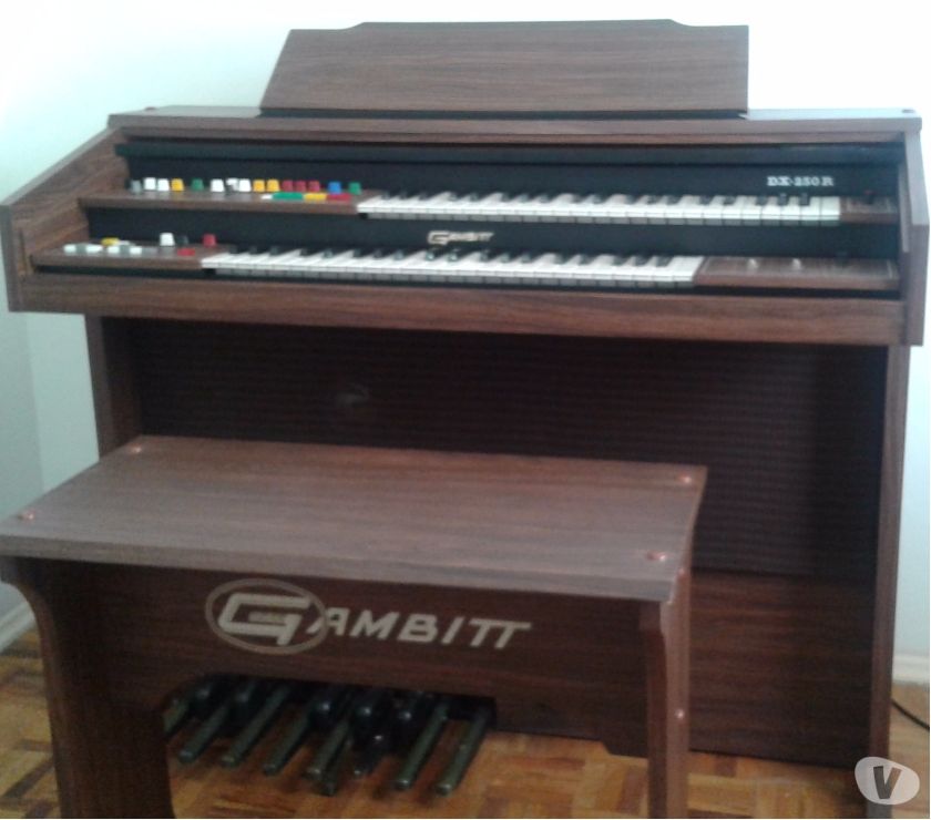 Órgão Musical Gambitt DX 250 R - Super Novo