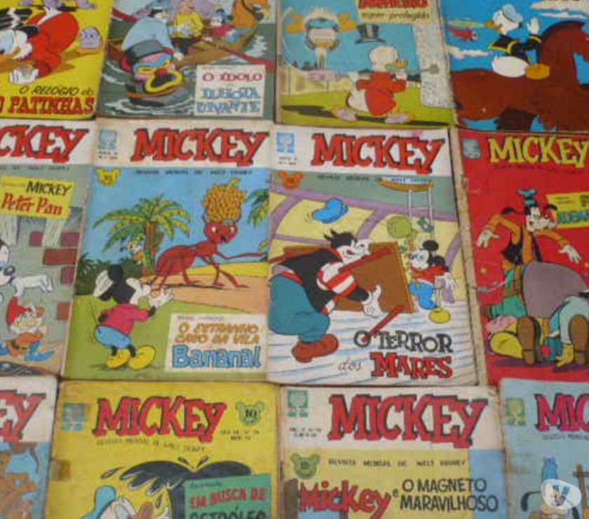 Vendo + de 100 Gibis Antigos Mickey Anos 50 E 60.