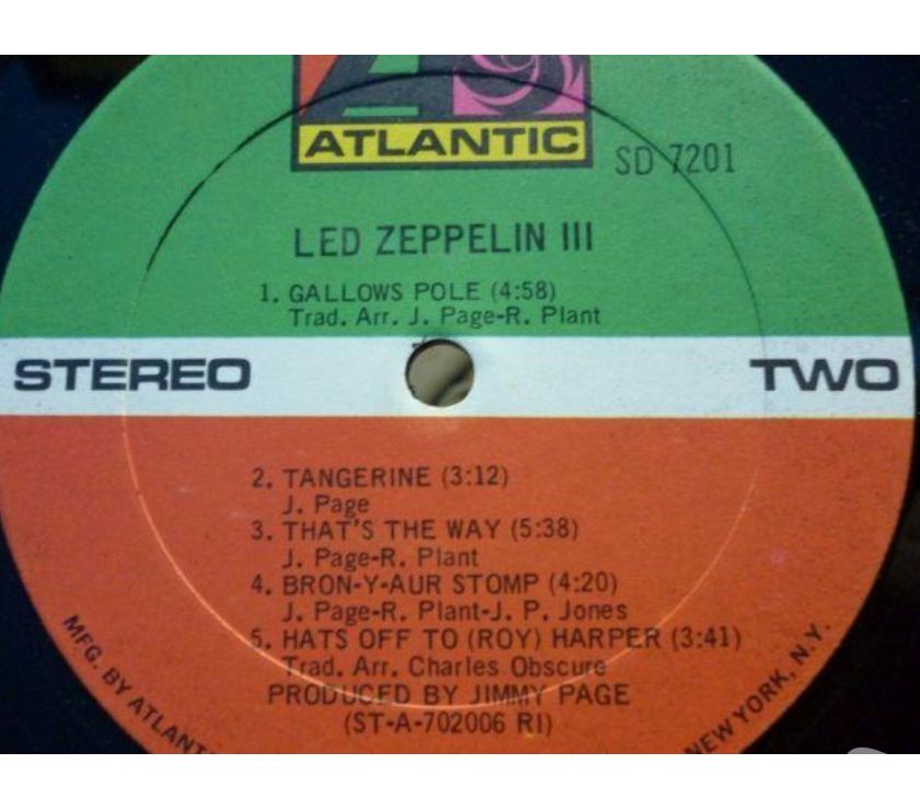 Vinil Muito Raro - Made In USA - Led Zeppelin III de 