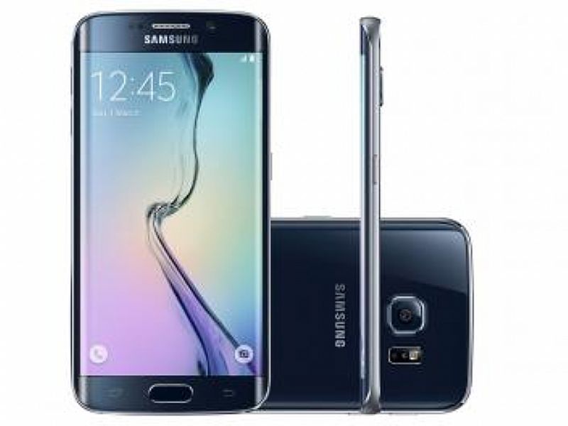 Smartphone samsung galaxy s6 edge 32gb preto 4g - cam. 16mp