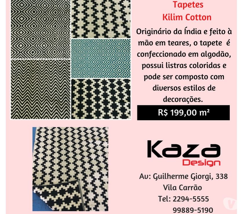 Kilim Cotton - Kaza Design (