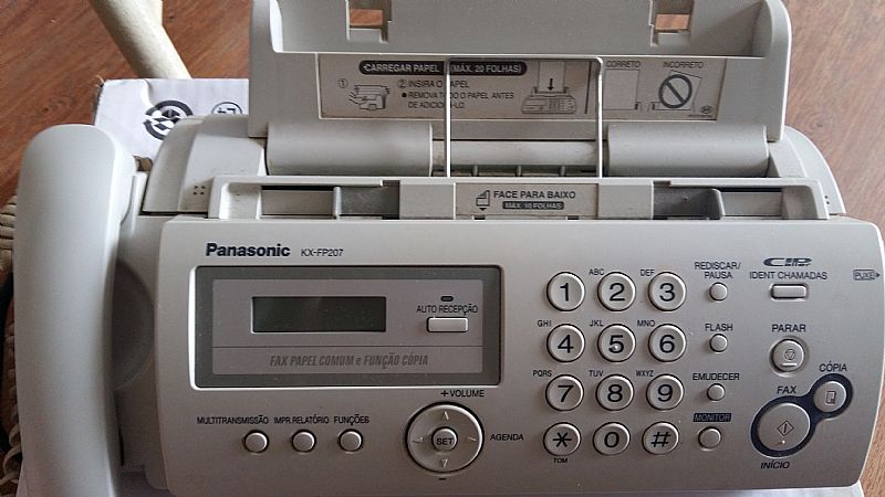 Vendo fax panasonic kx-207br a venda em Rio de janeiro