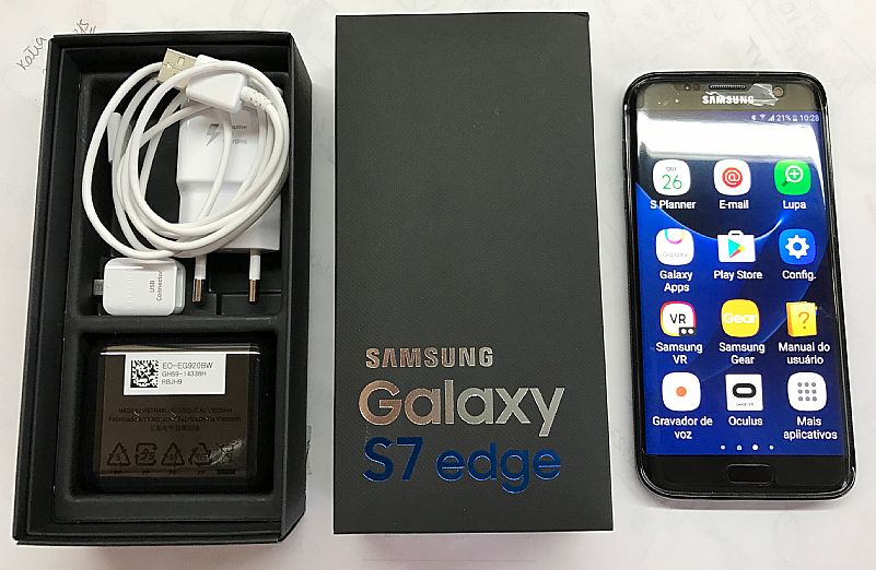 Samsung galaxy s7-edge oculus gear vr, preto
