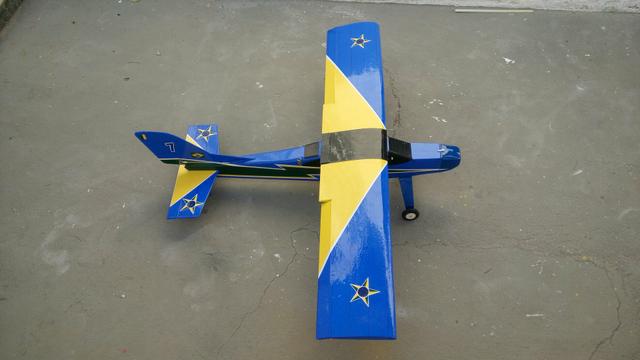 Aeromodelo para iniciantes cor Esquadrilha da fumaça - sem