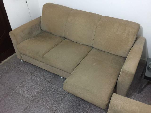 Conjunto de sofá com 2 e 3 lugares para serem reformados