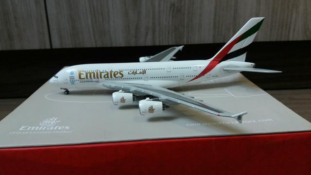 Airbus A380 Emirates  Gemini jets Raridade