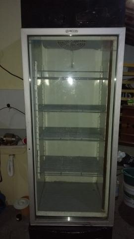 Freezer repositor de vidro vertical