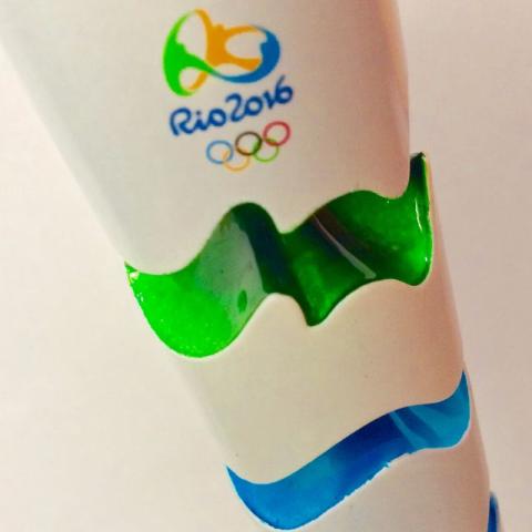 Réplica Oficial Tocha Olímpica Olimpíadas Rio 