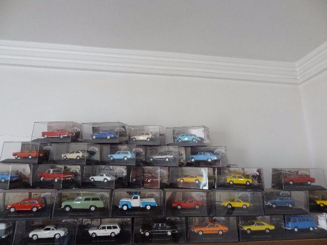 Coleção de miniatura de carros nacionais