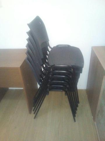 6 cadeiras iso para recepção