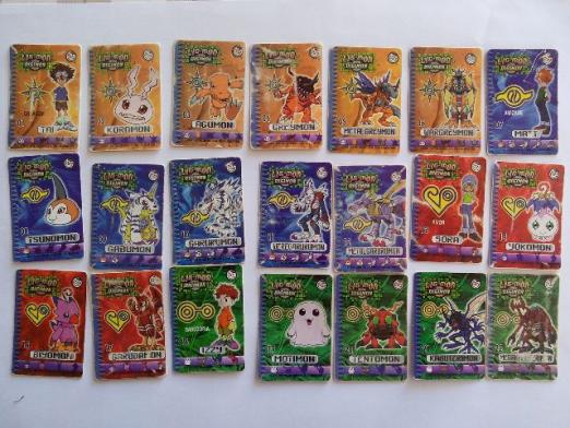 Coleção Tazo Ligmon Digimon Elma Chips Faltam Só 3 Frete