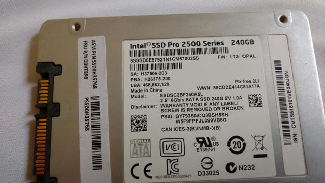 SSD 240gb Intel