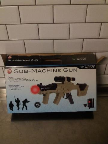 Submachine Gun, sub machine gun para playstation 3 move