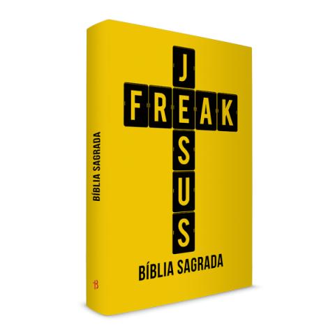 Bíblia Jesus Freak Luxo - Amarela - Capa Dura