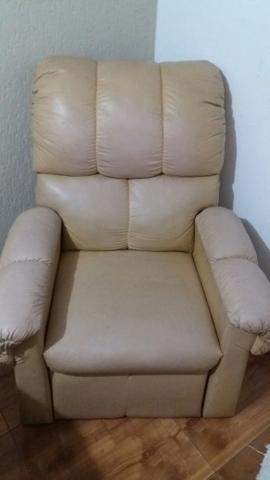 Cadeira do Papai confortável, em corino