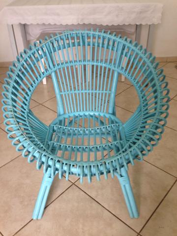 Cadeira azul Tok&Stok