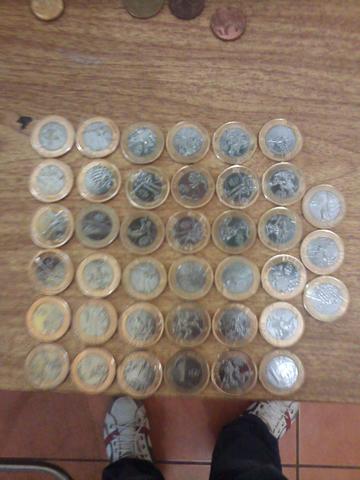 118 moedas de coleção